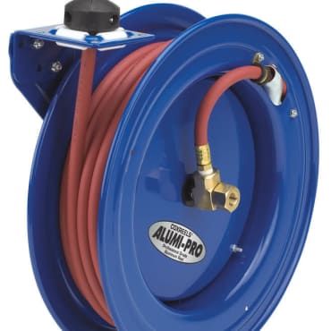 shop air and water hose reels