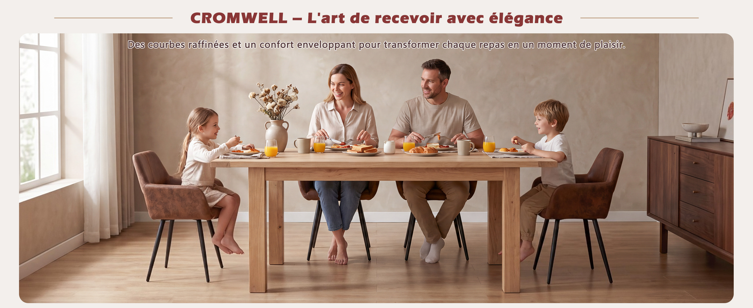 Lot de 2 fauteuils CROMWELL