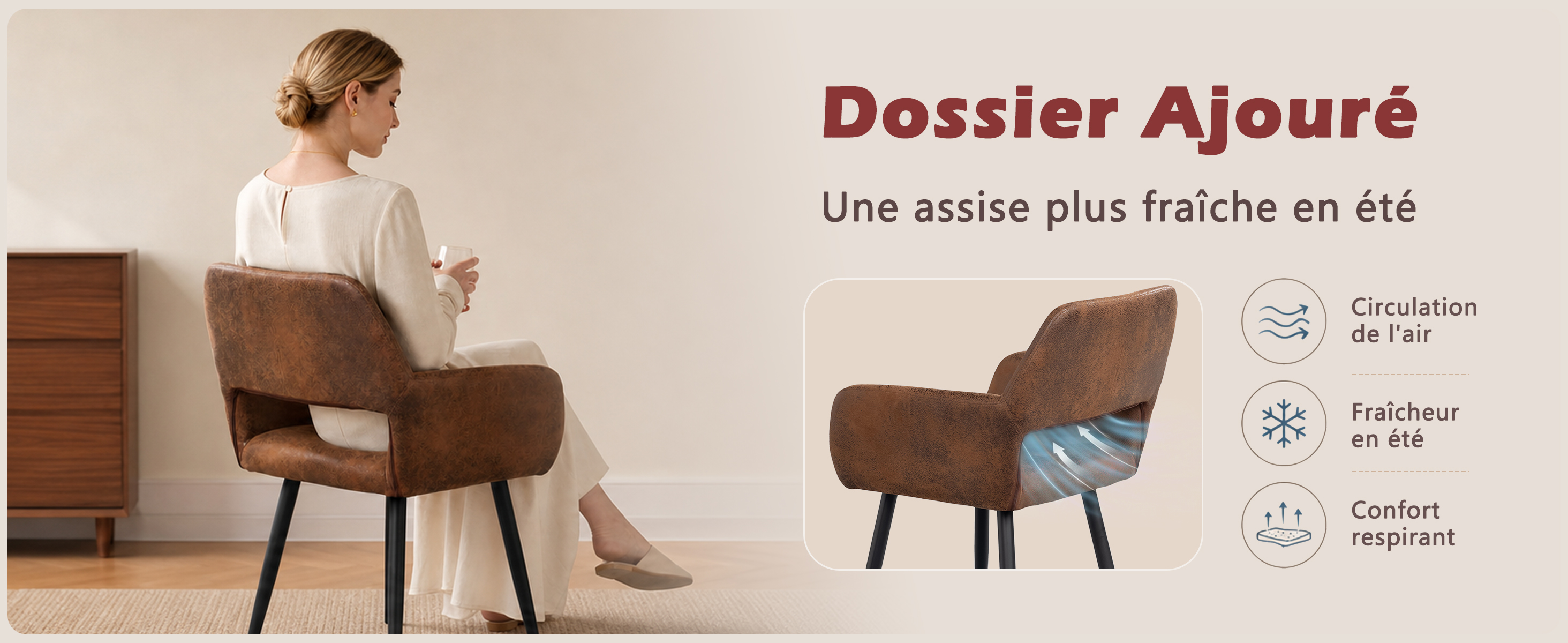 Points forts fauteuil CROMWELL