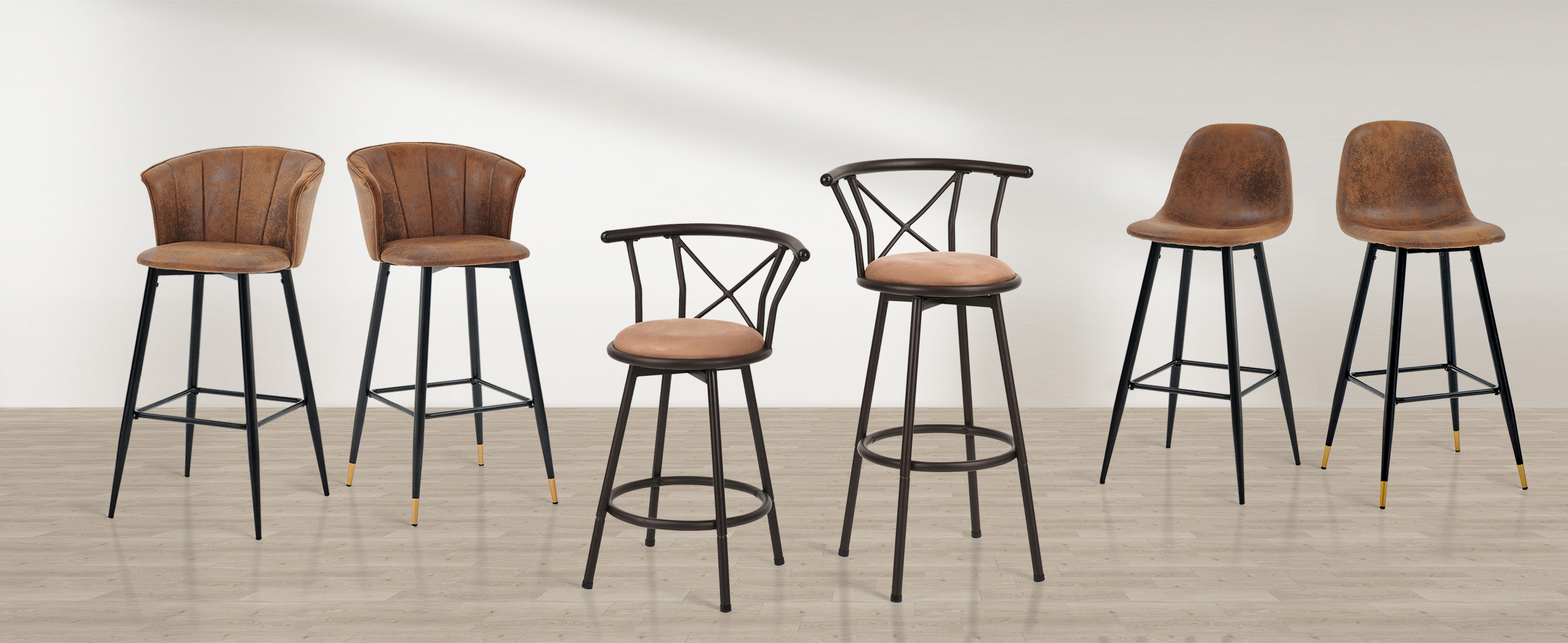 Collection de tabourets de bar MEUBLES COSY différents styles