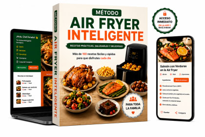 Mockup del Método Air Fryer Inteligente