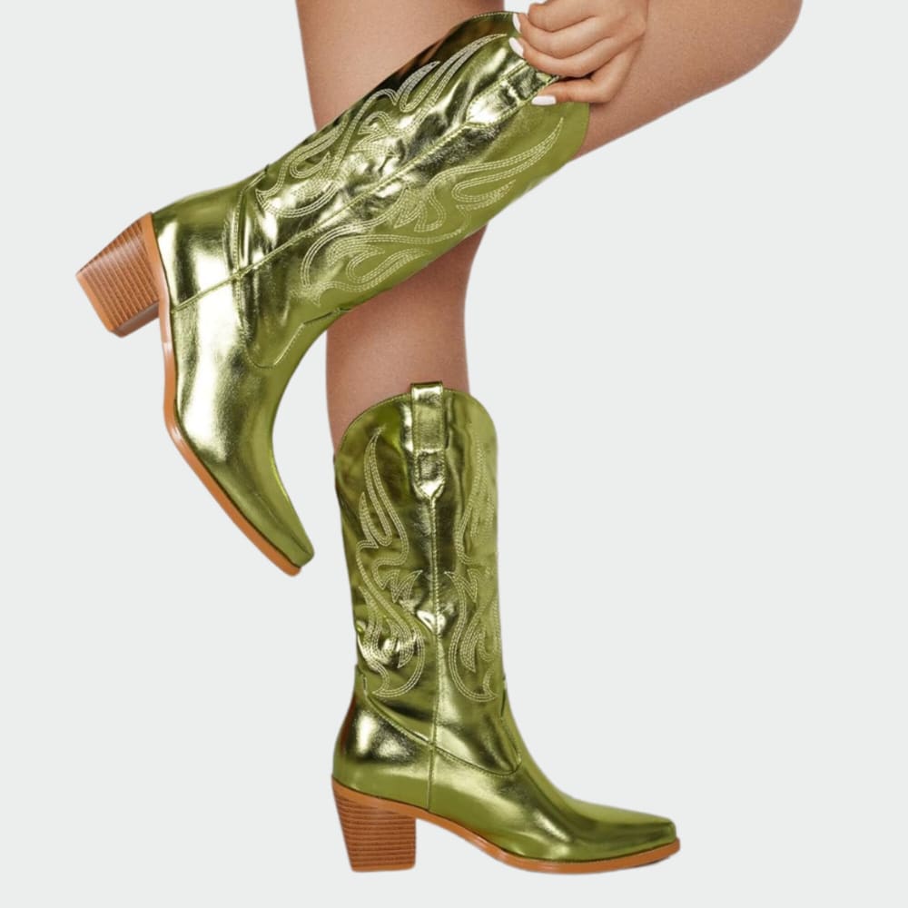 Botas Texanas Verdes Sm