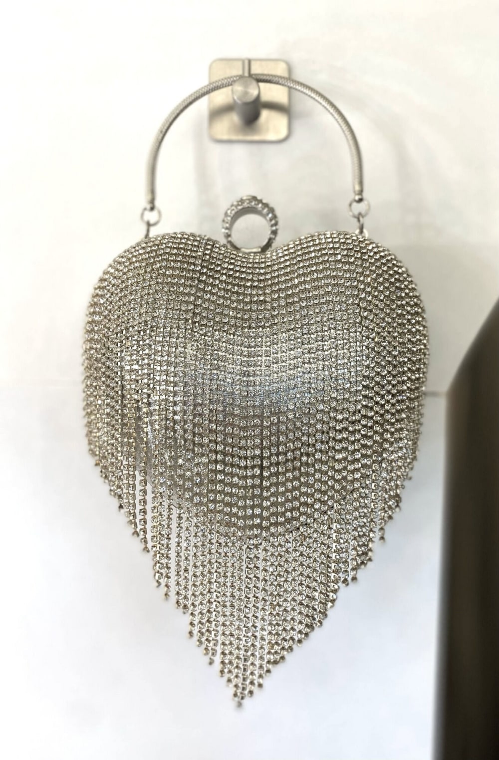 Cartera Corazón con Brillos