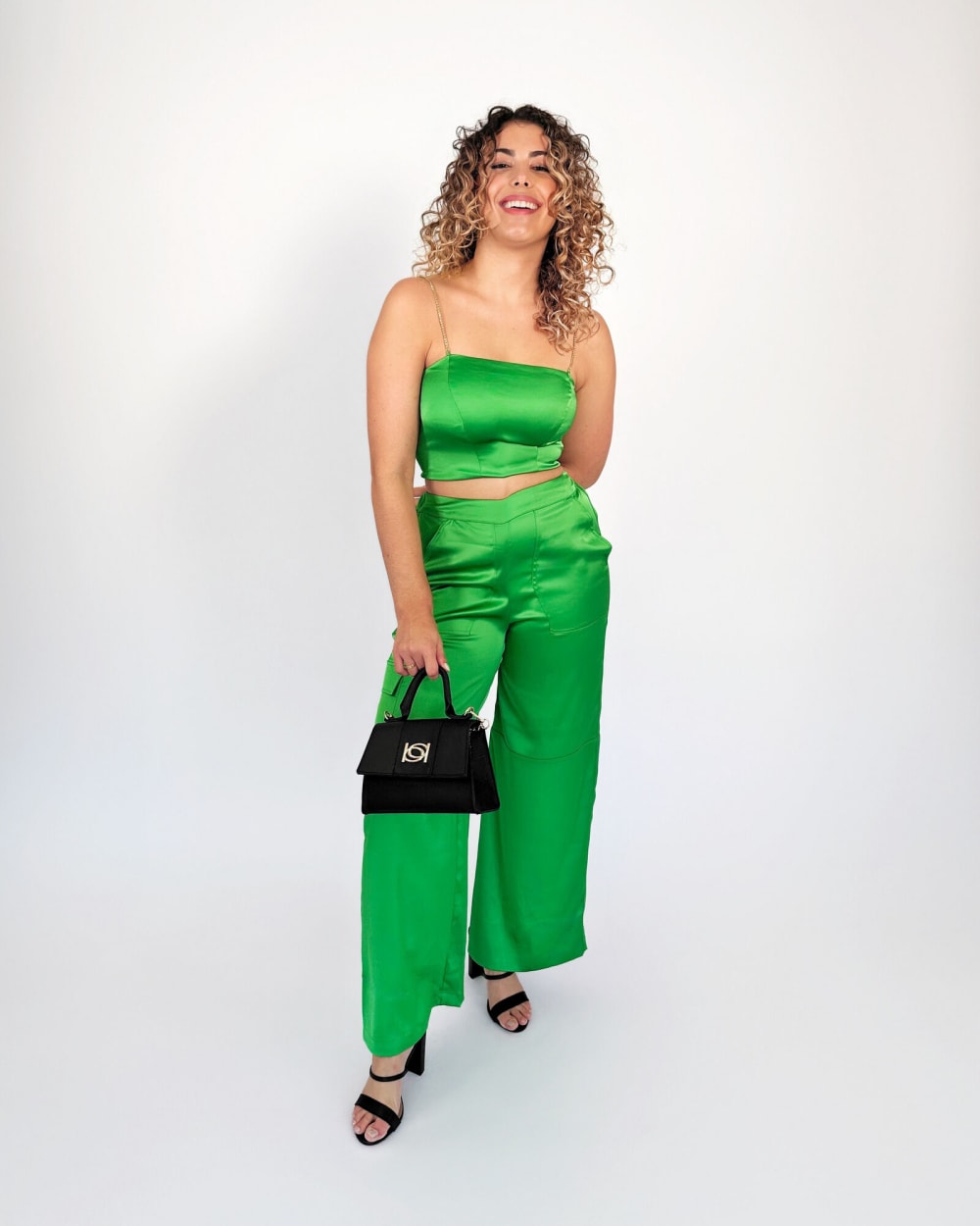 Conjunto Top y Pantalón Verde