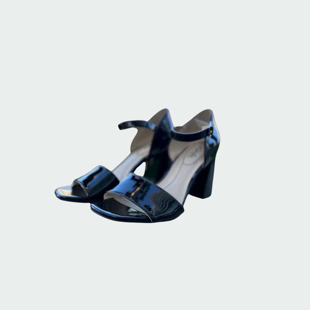 Sandalias Charol Negras Life Stide (39)