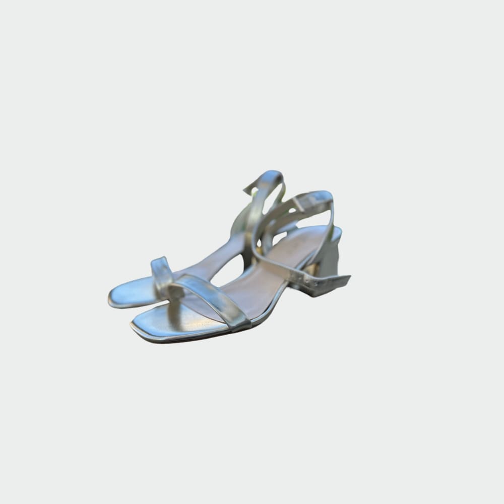 Sandalias Doradas Chatas Nine West