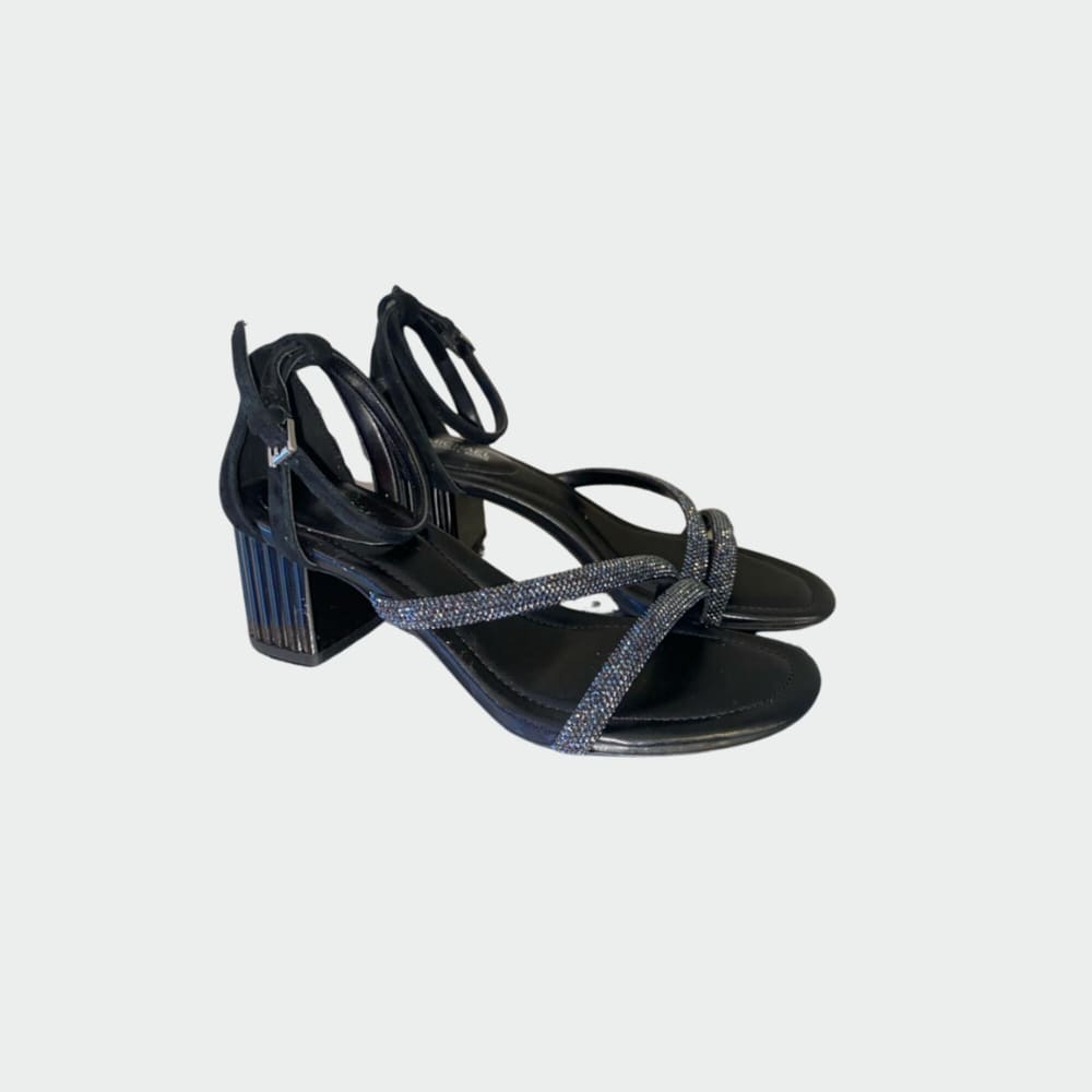 Sandalias Michael Kors Negras con Brillo