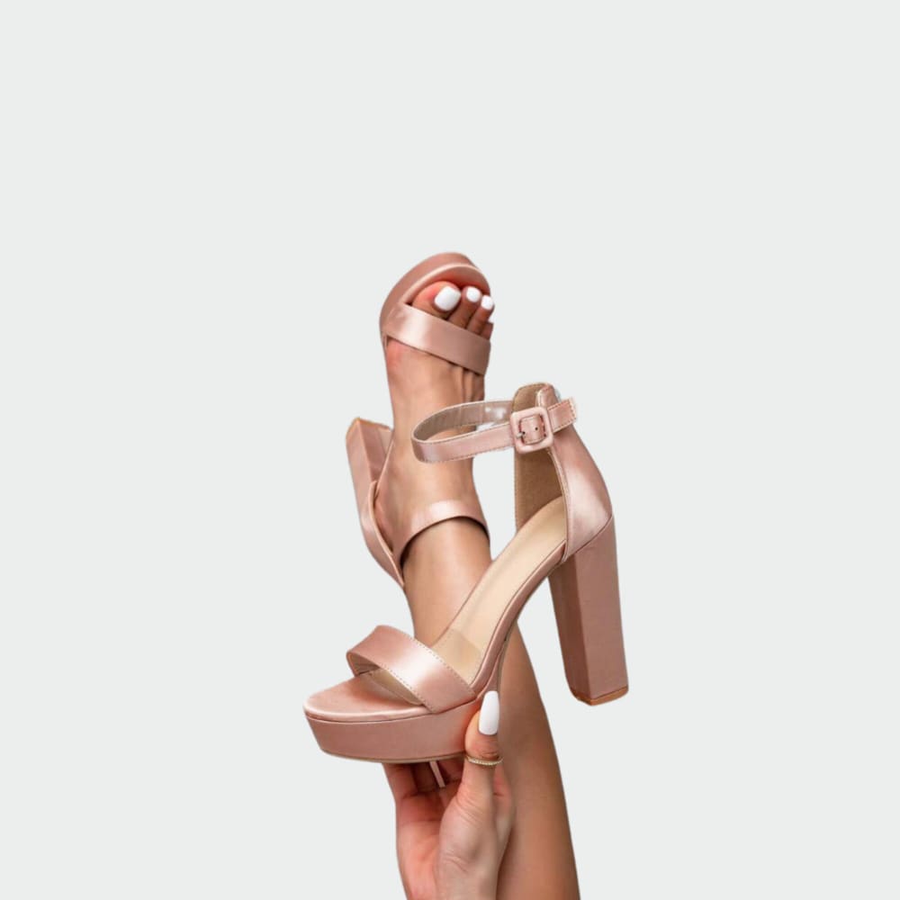 Sandalias Rose Gold Altas (36)