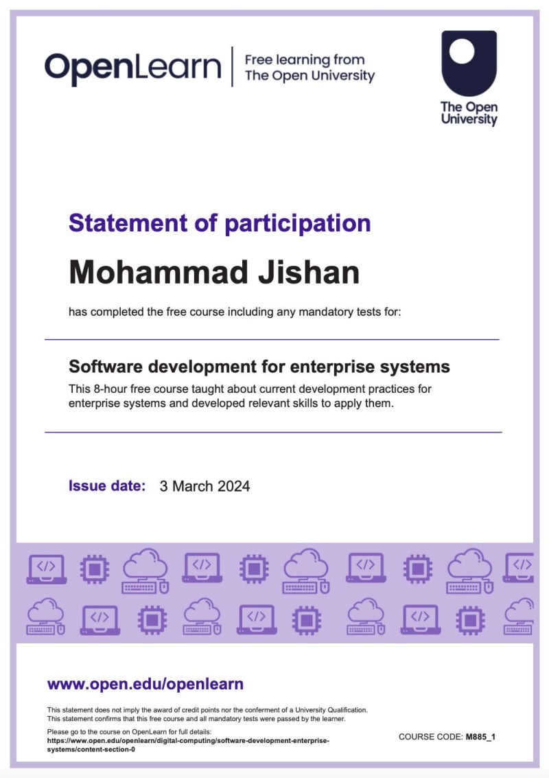 Open University Software Engineering