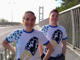 A group of runners raising money for the Operation Orphan Hope Alive Tour