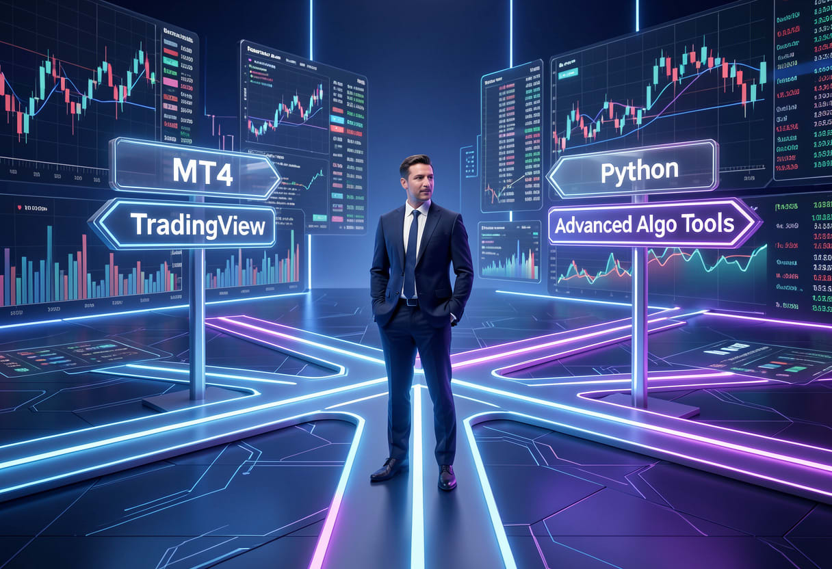 Choosing Your Algo Trading Platform: MT4, TradingView, Python & Beyond
