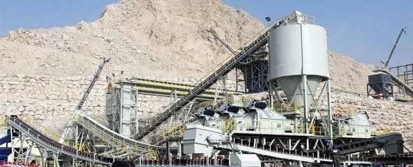 mineral processing plant in a quarry mining envoirement