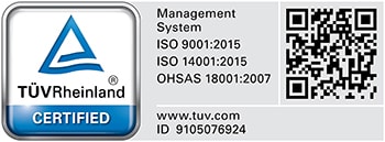 Quarry mining LLC is ISO 9001:2015 and ISO 14001:2015 certified