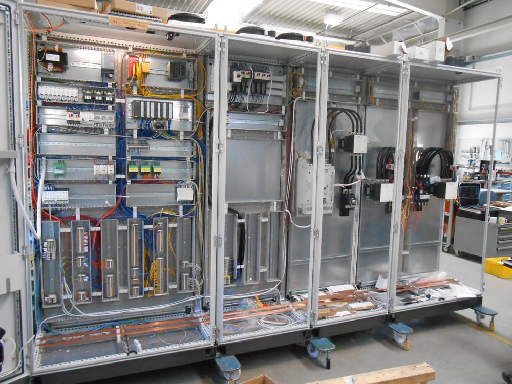 electrical cabinet for a mineral processing plant from quarry mining llc