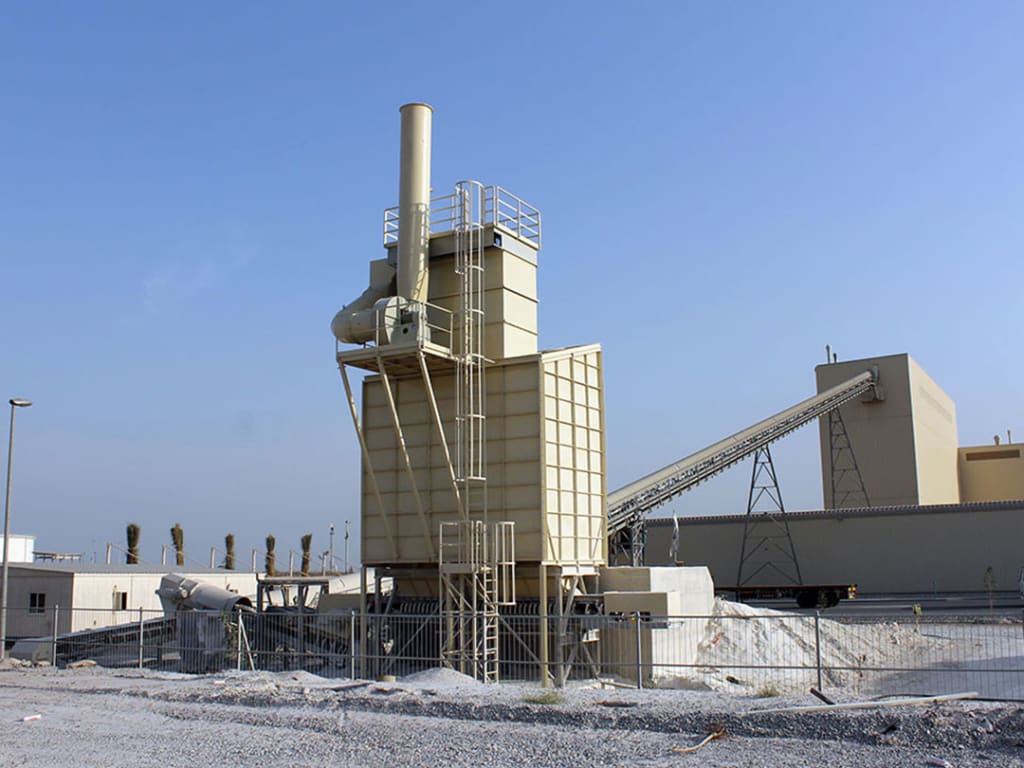 Conveyor system for raw Gypsum with capacity of 150 t/h