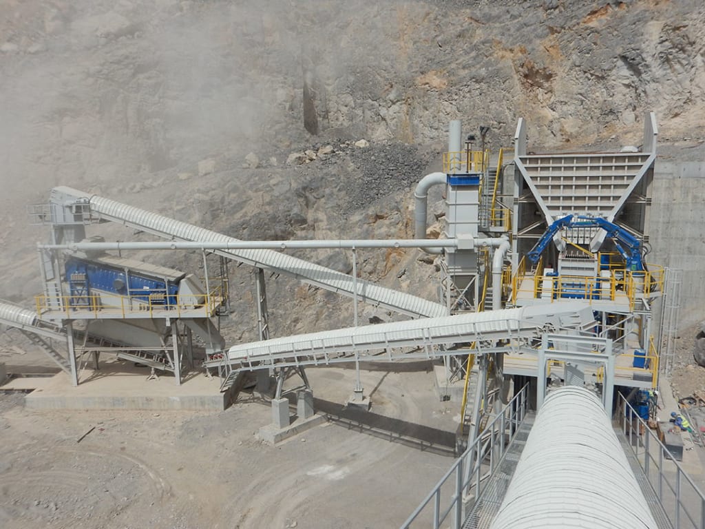 Bulk Handling Systems Saudi Arabia from Quarry Mining LLC UAE
