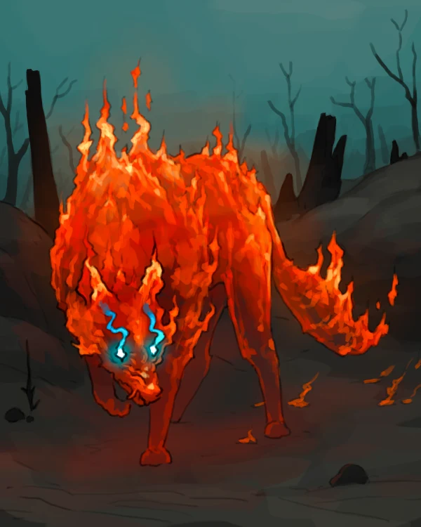 fire wolf