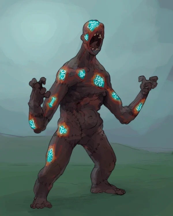 Runed Flesh Golem