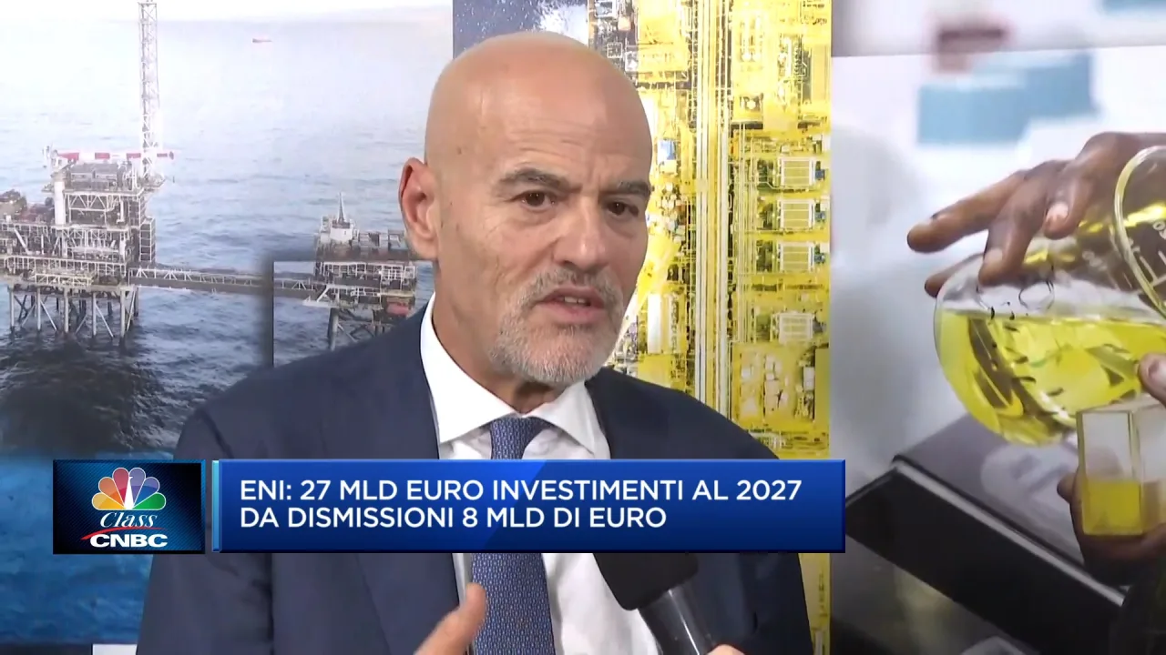 Eni aumenta il dividendo 2024 a Dalle dismissioni attesi