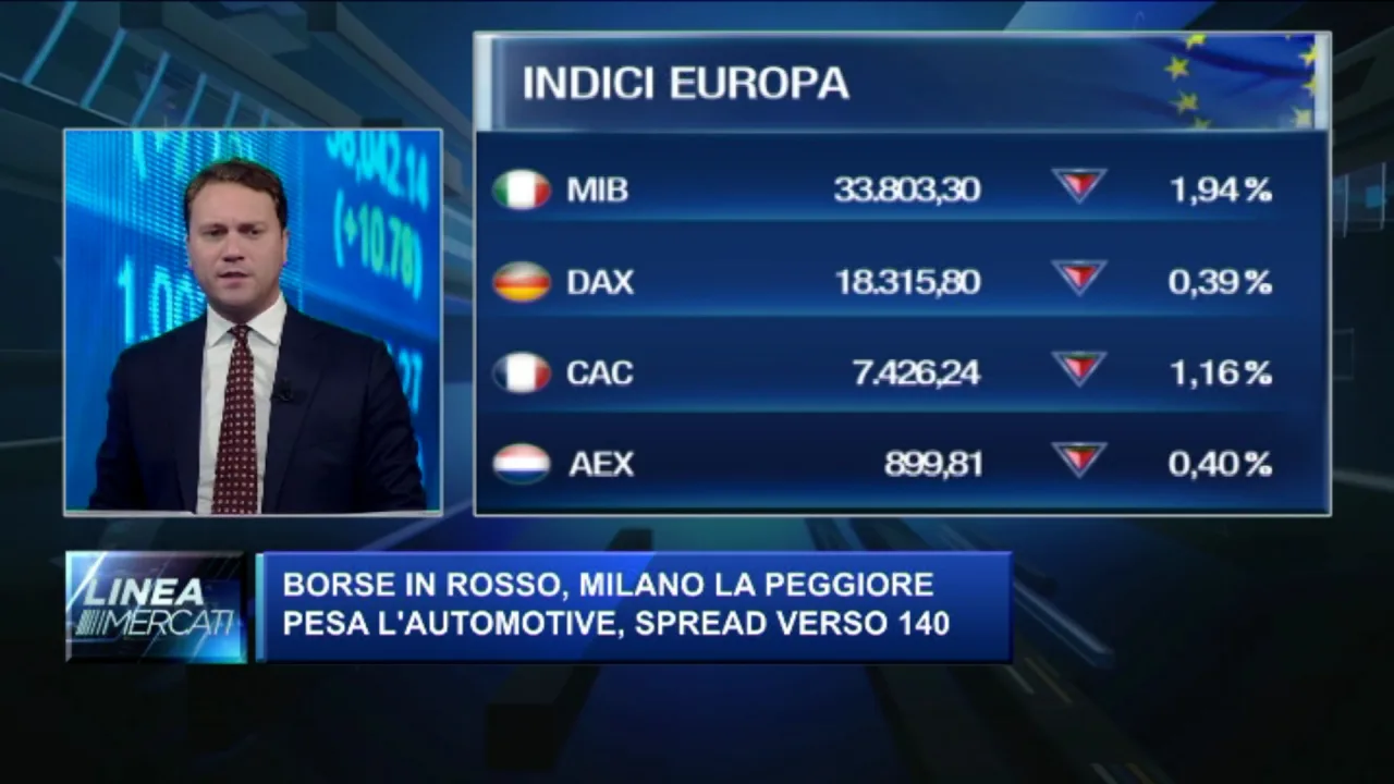 Borse oggi in diretta | Piazza Affari maglia nera in Europa (-2% ...