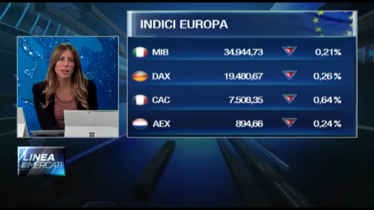Borse oggi in diretta Piazza Affari chiude sotto la parità (-0,3