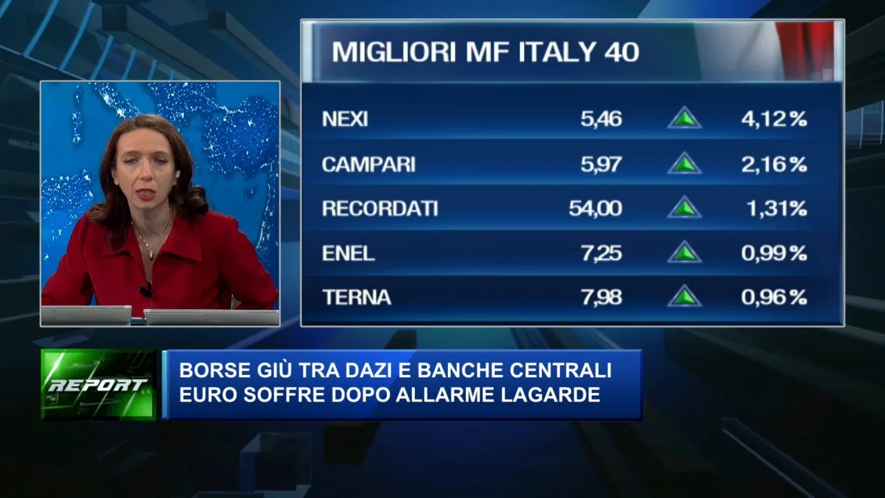 Piazza Affari in calo, Nexi in evidenza tra le perdite