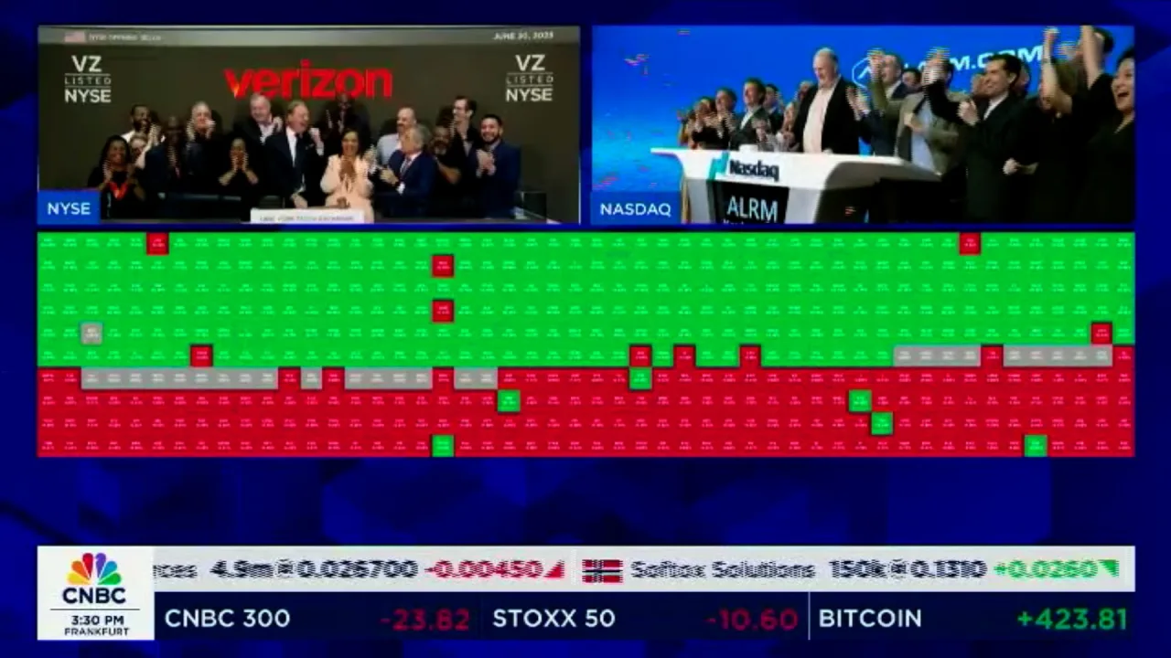 Quotazione Mercati Facebook Borsa Nasdaq Wall Street Festeggia Anniversario  Di Verizon E Segni Positivi