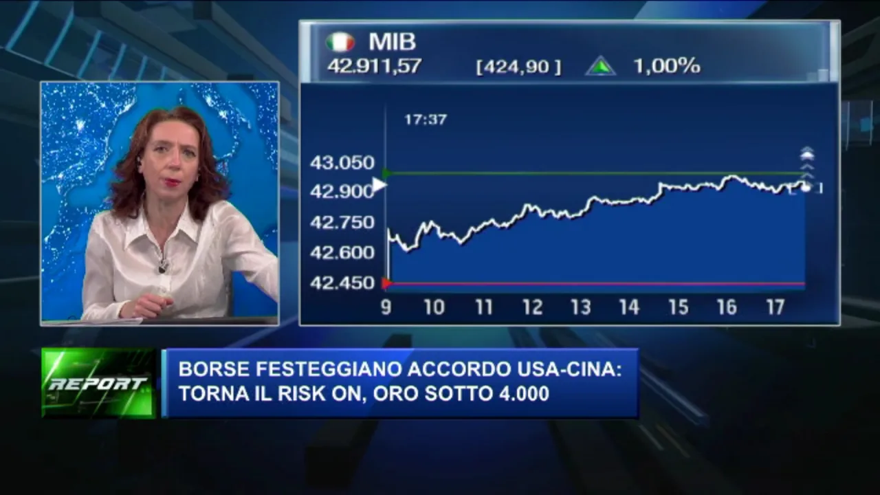 Borse oggi in diretta Ftse Mib chiude in rialzo (+1%) trainato