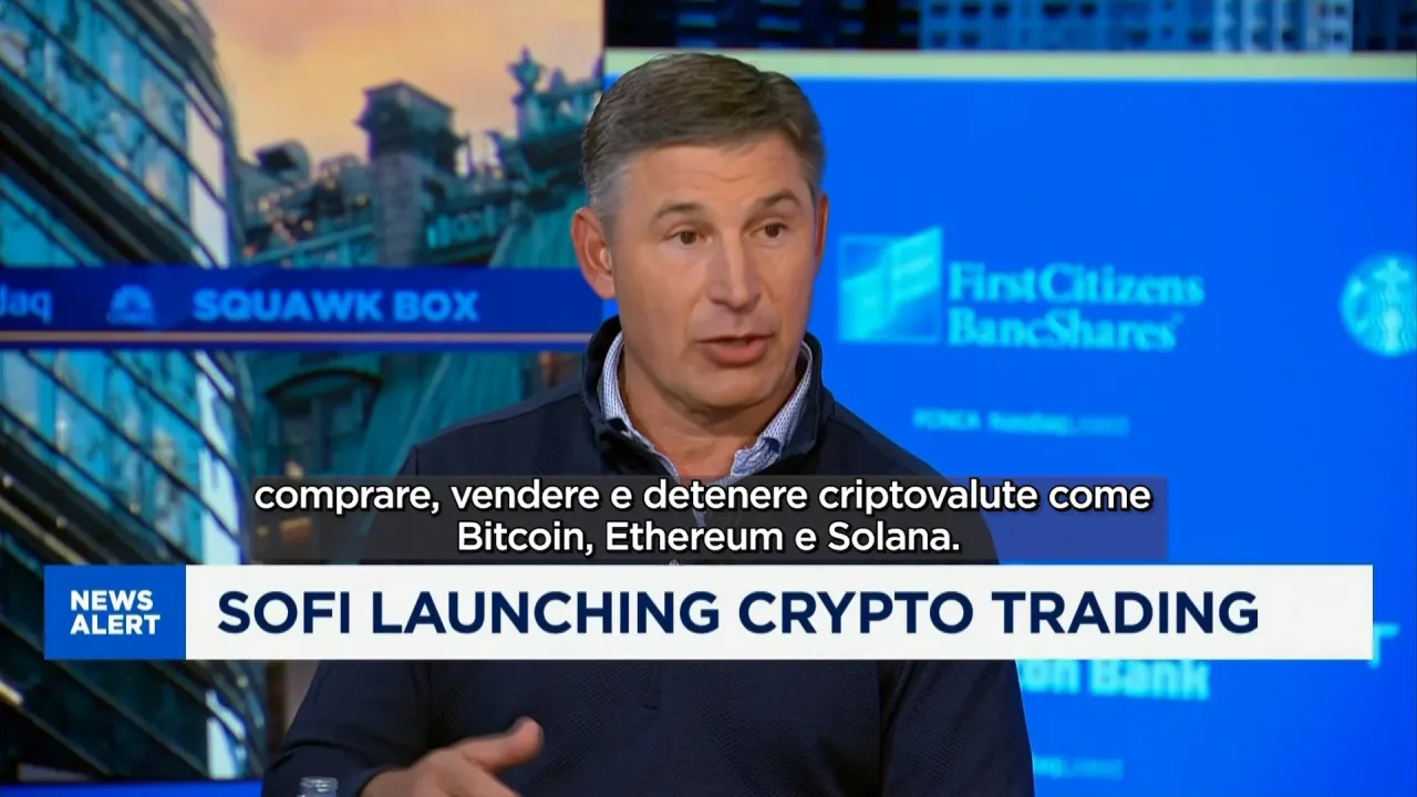 Sofi introduce acquisto e vendita di criptovalute per utenti