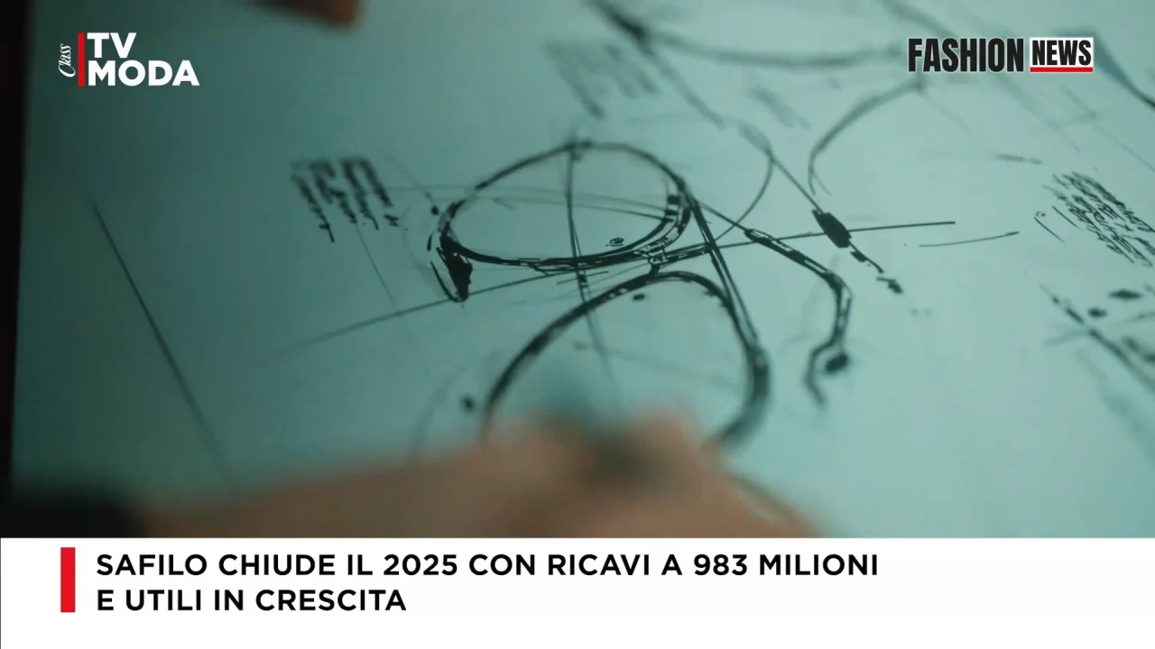 Safilo chiude il 2025 con ricavi a 983 mln € e utili in crescita