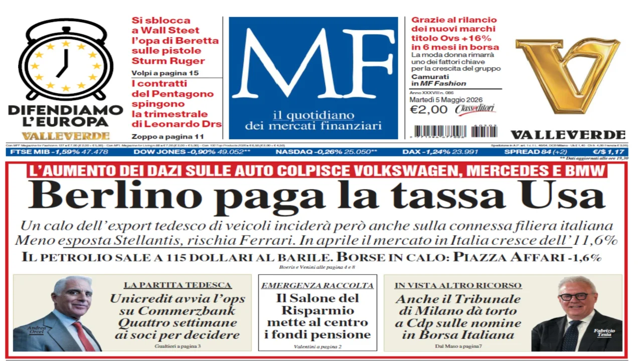 Rassegna stampa di oggi 5 maggio: il petrolio allarma le borse ...
