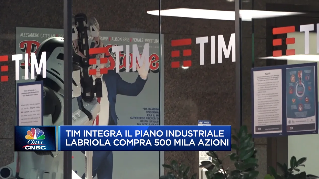 Tim integra il piano industriale e Labriola compra 500 mila azioni