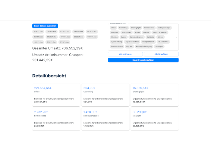 CSV/Excel-Auswertungstool CSV/Excel-Auswertungstool