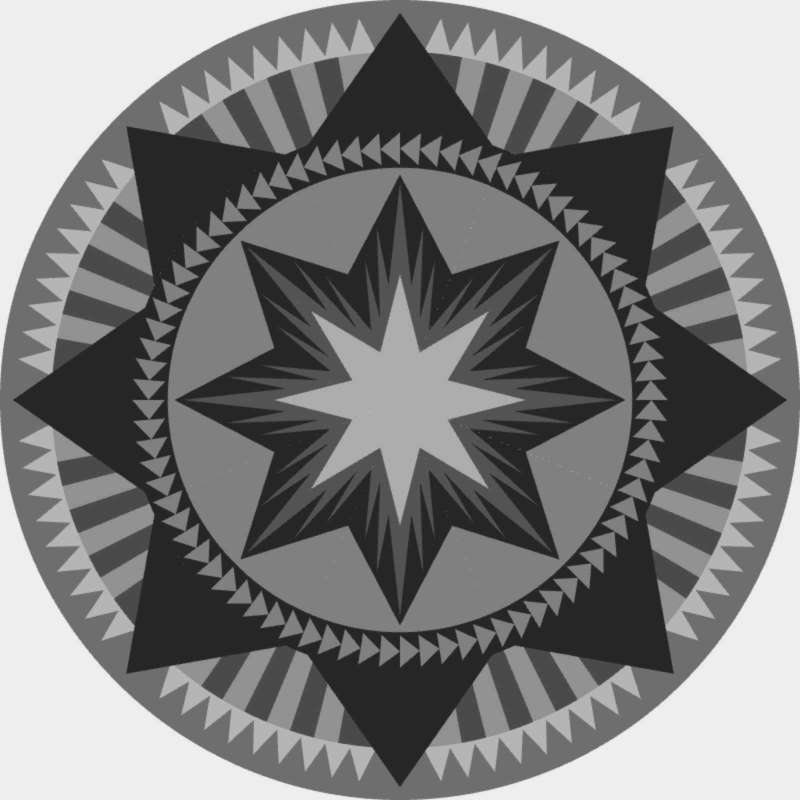 Christmas Celebration Tree Skirt Blank Template