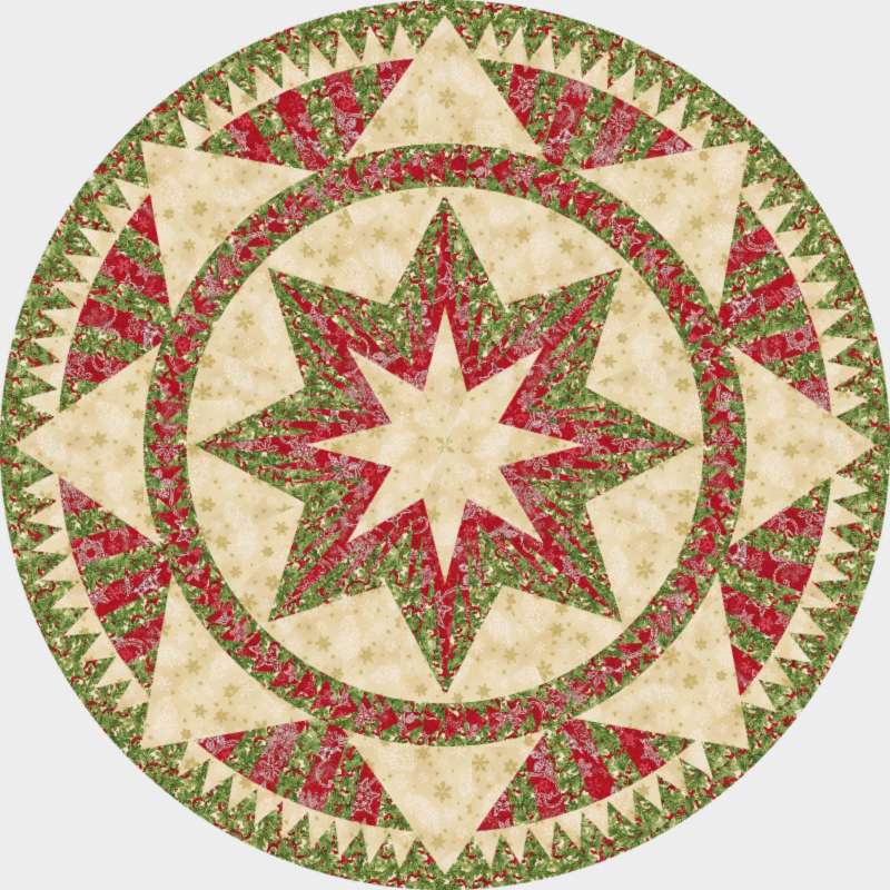 Christmas Celebration Tree Skirt 60"