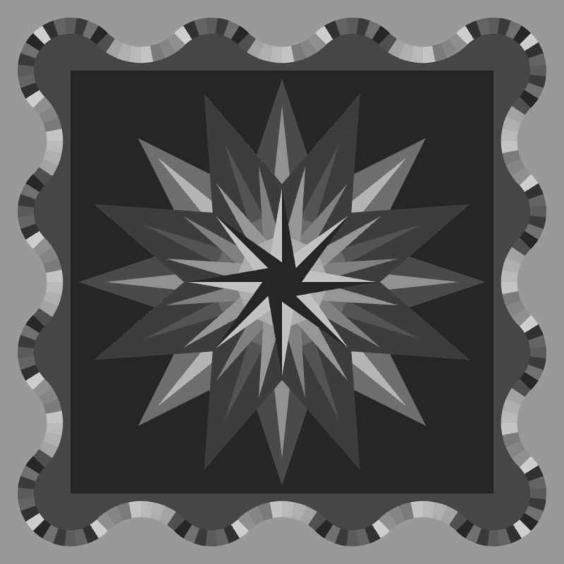 Vintage Compass Blank Template