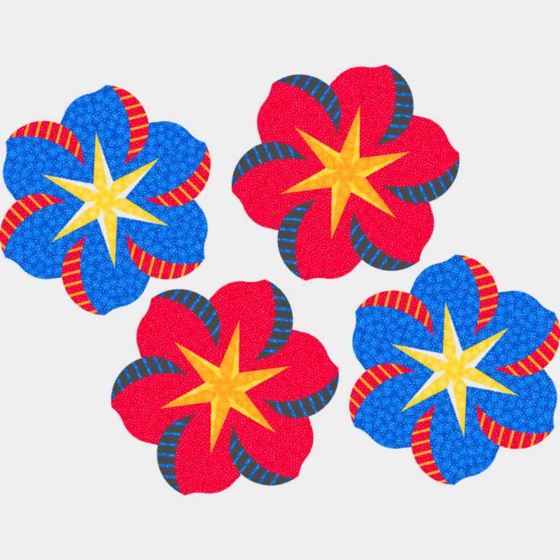 Fireworks Swirl Pattern