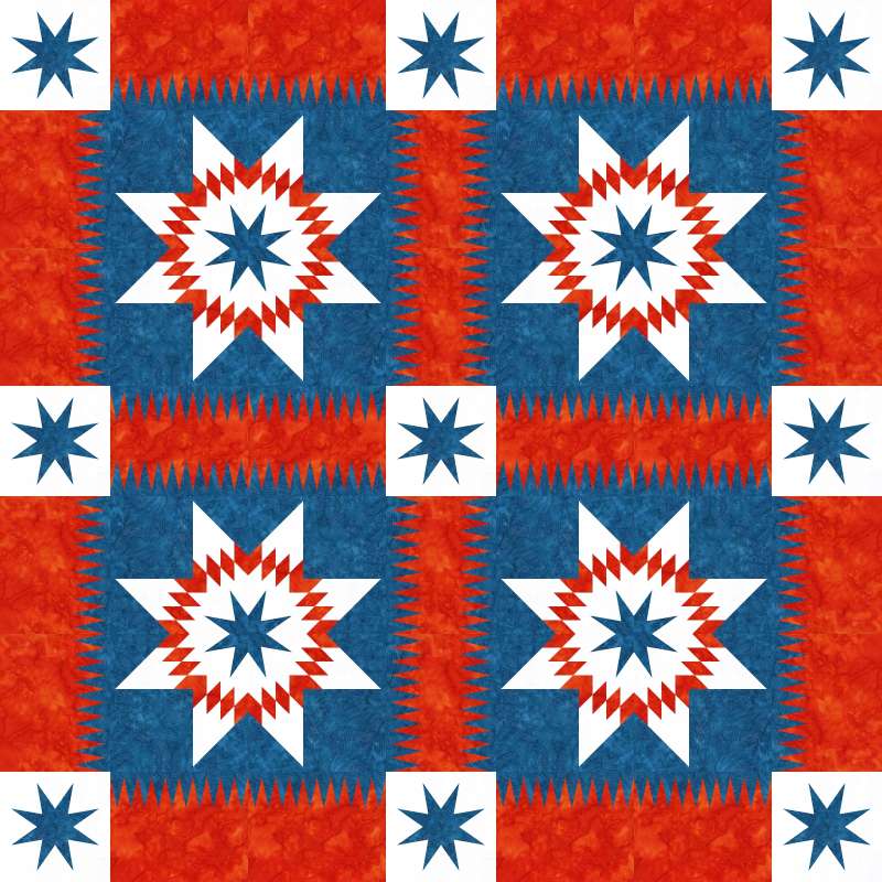 Southern Belles in Red/White/Blue version 2