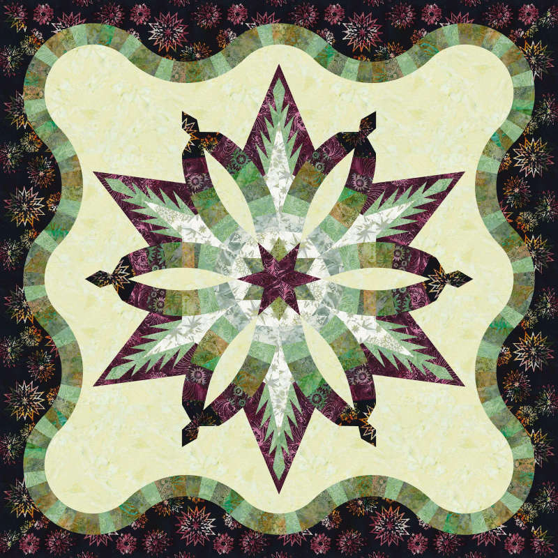 Autumn Pines in Cactus Mini Collection