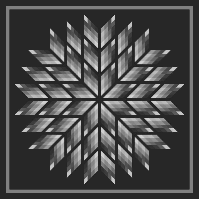 Diamonds in Bloom 100 in x 100 in Blank Template