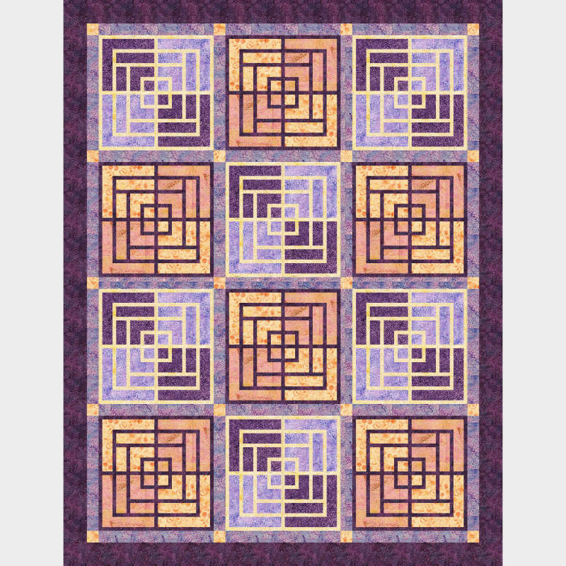 Moroccan Courtyard in Island Batik 2