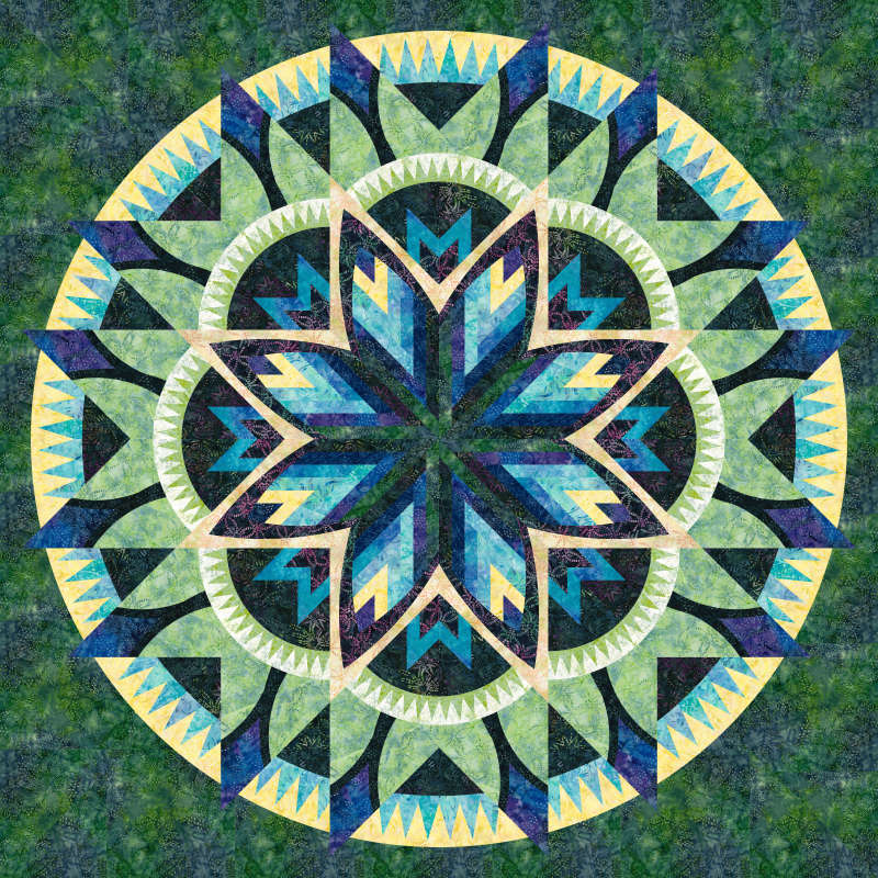 Madeline Star Blue and Green