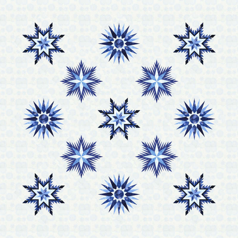 Winter Traditions in Bohemian Blues