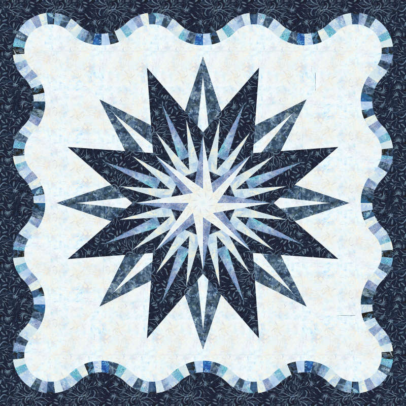 Vintage Compass in Blue