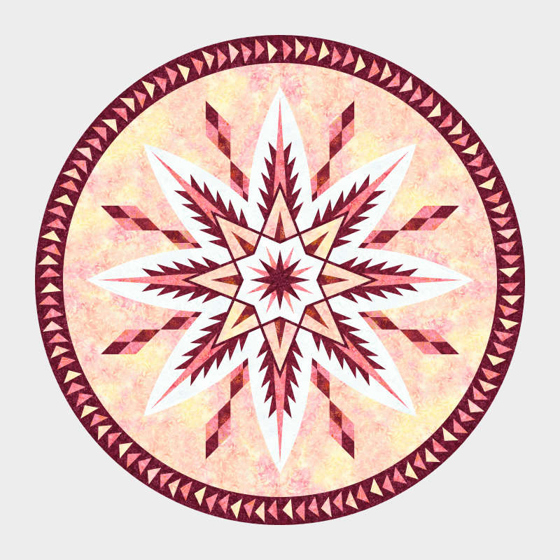 Garnet tree skirt