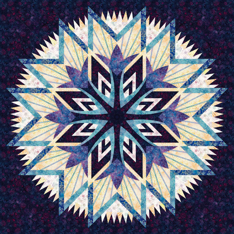 Kaleidoscope in Amethyst by Timeless Treasures