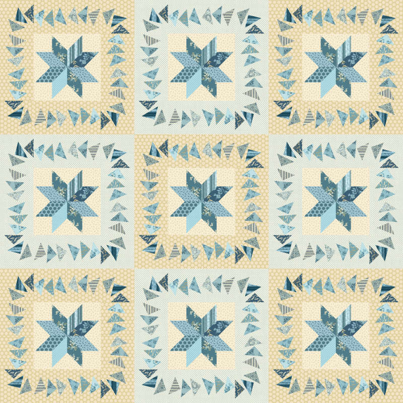 Cabin Comforts in Something Blue