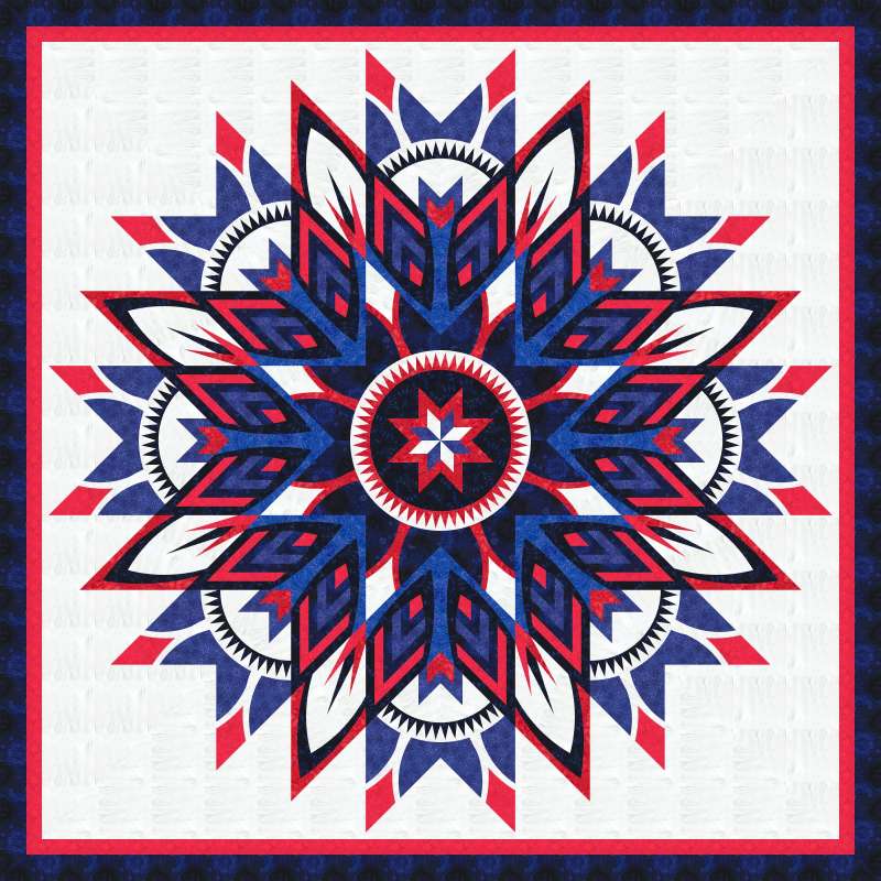 Amethyst Patriot Star