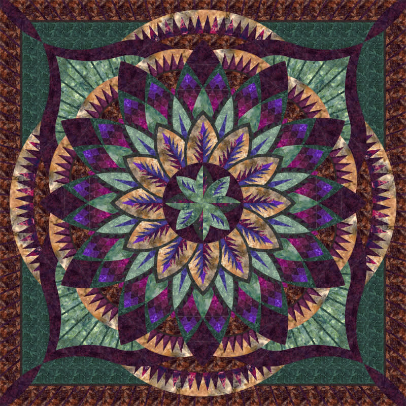 Dark blooms dahlia