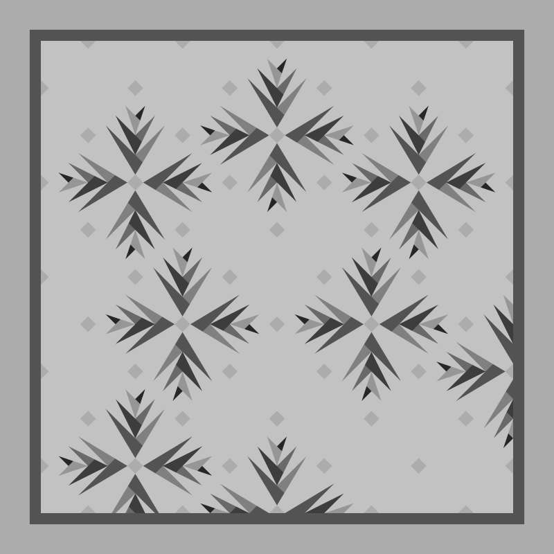 Cactus in Bloom Blank Template